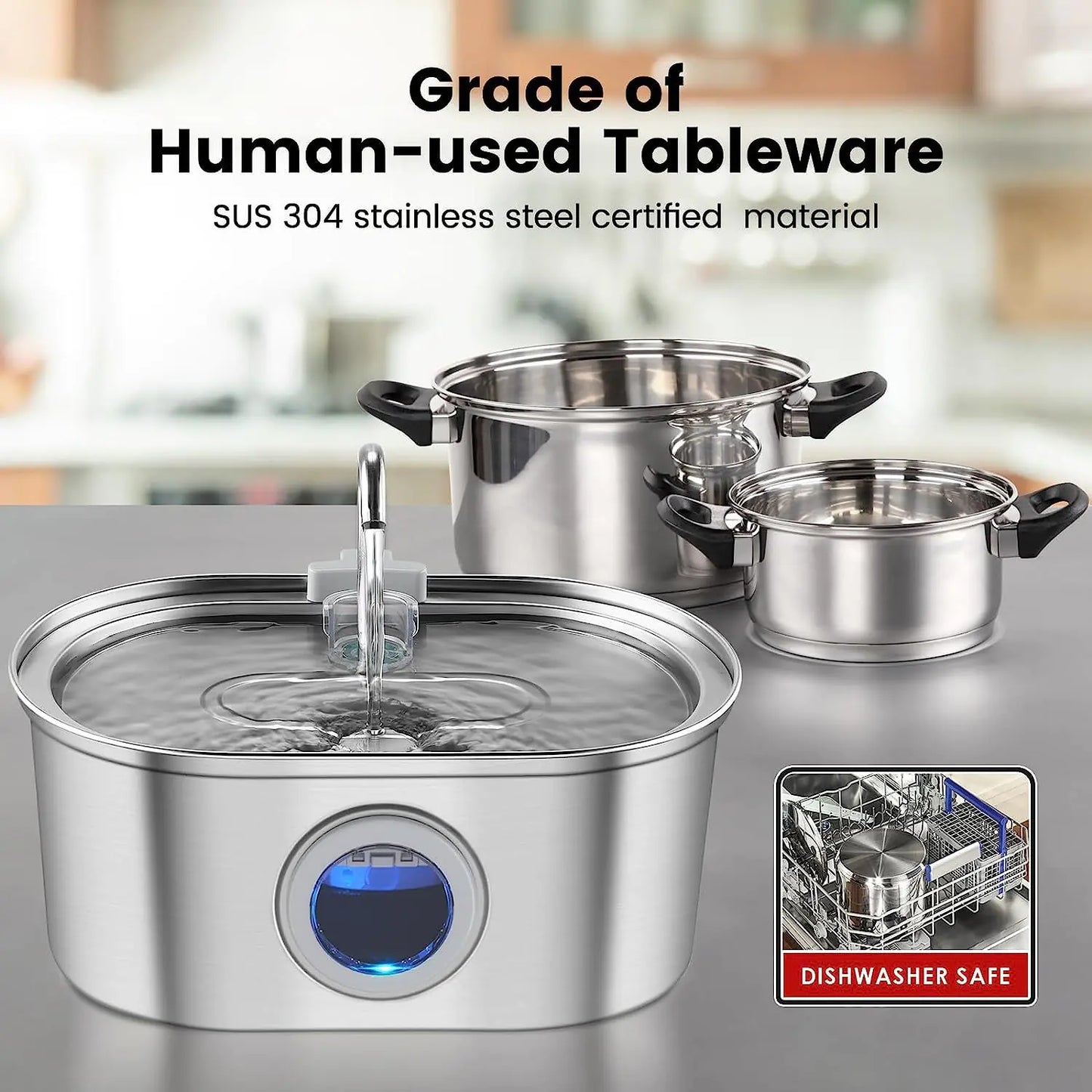 Stainless Pet Water Fountain